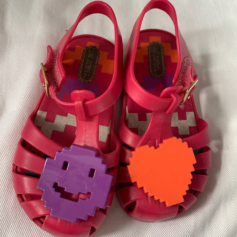 Mini Melissa Sandals. USA size 8!